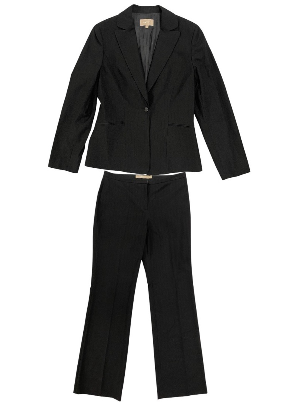 G2000 Women’s Black Pinstripe Pantsuit Set